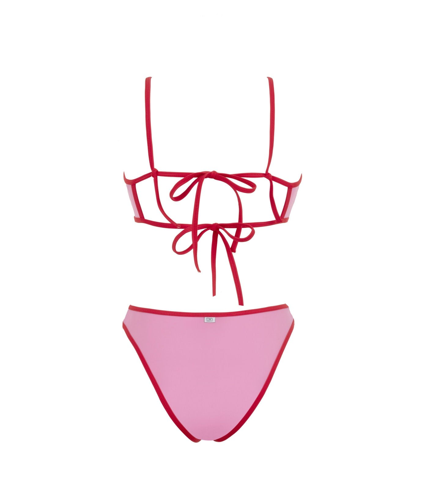 Düz Bikini Üstü - Pembe / Everywhere