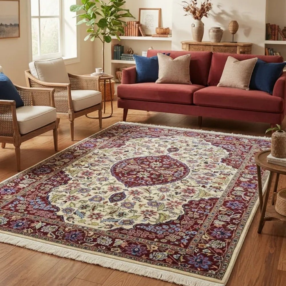 El Dokuma Hereke Halısı Erikdalı Modeli 140x200 cm