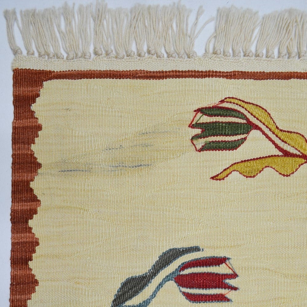 El Dokuma Uşak Kilim Runner 40x150 cm