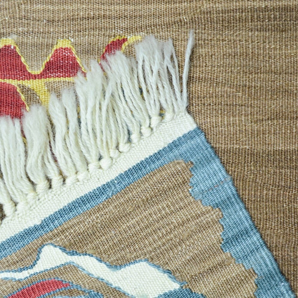 El Dokuma Uşak Kilim Runner 40x150 cm
