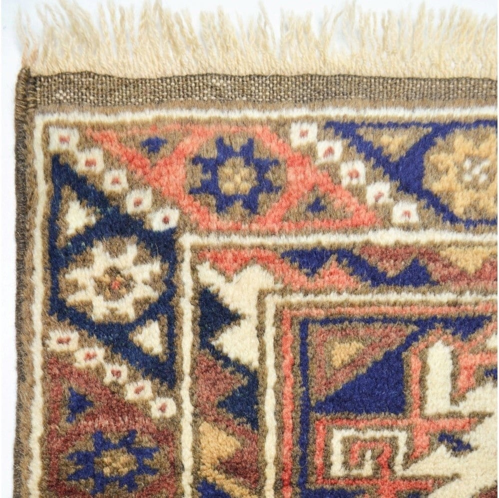 El Dokuma Vintage Döşemealtı Halısı 70x110 cm