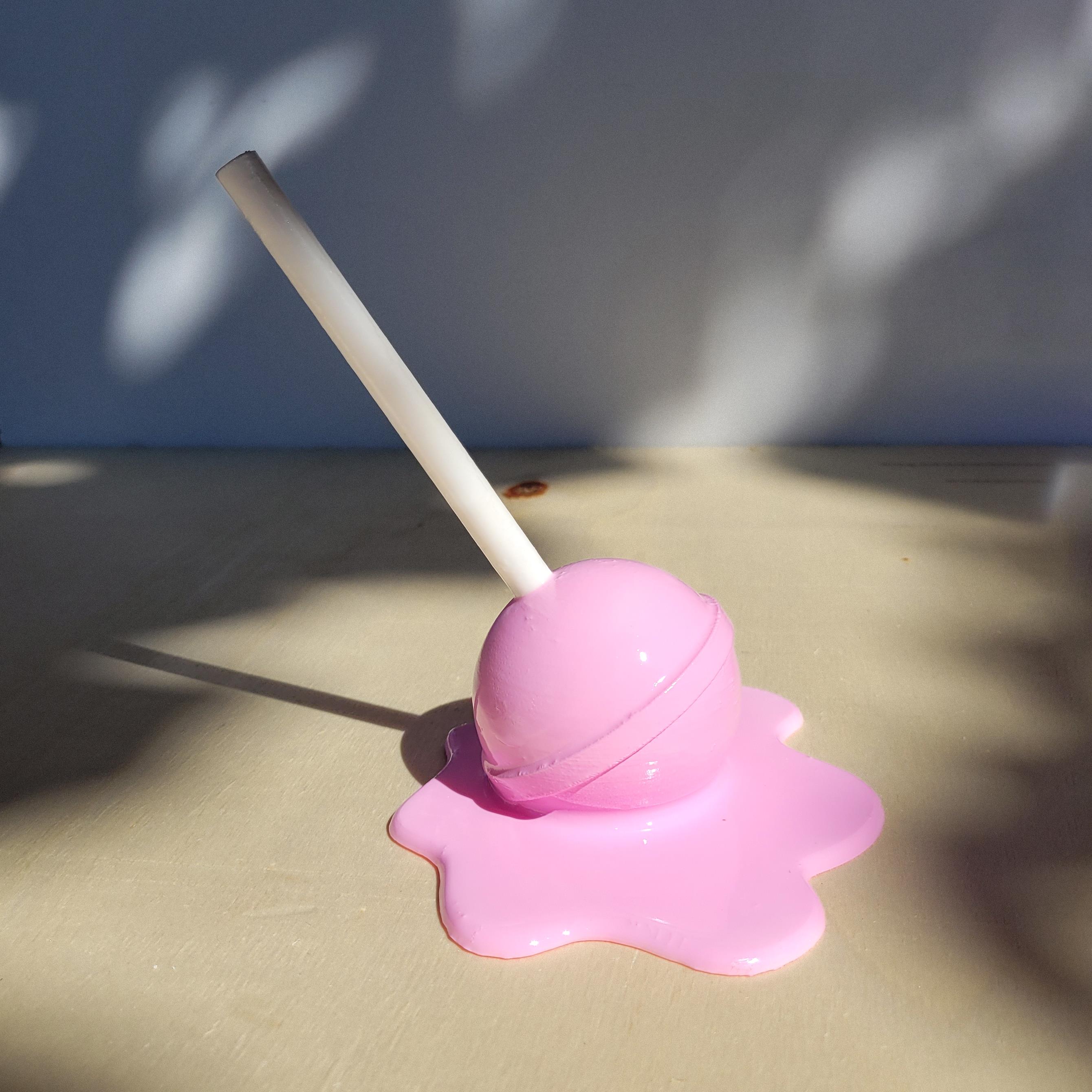 Erimiş Lolipop Yüzük Tutacağı | Pastel Pembe