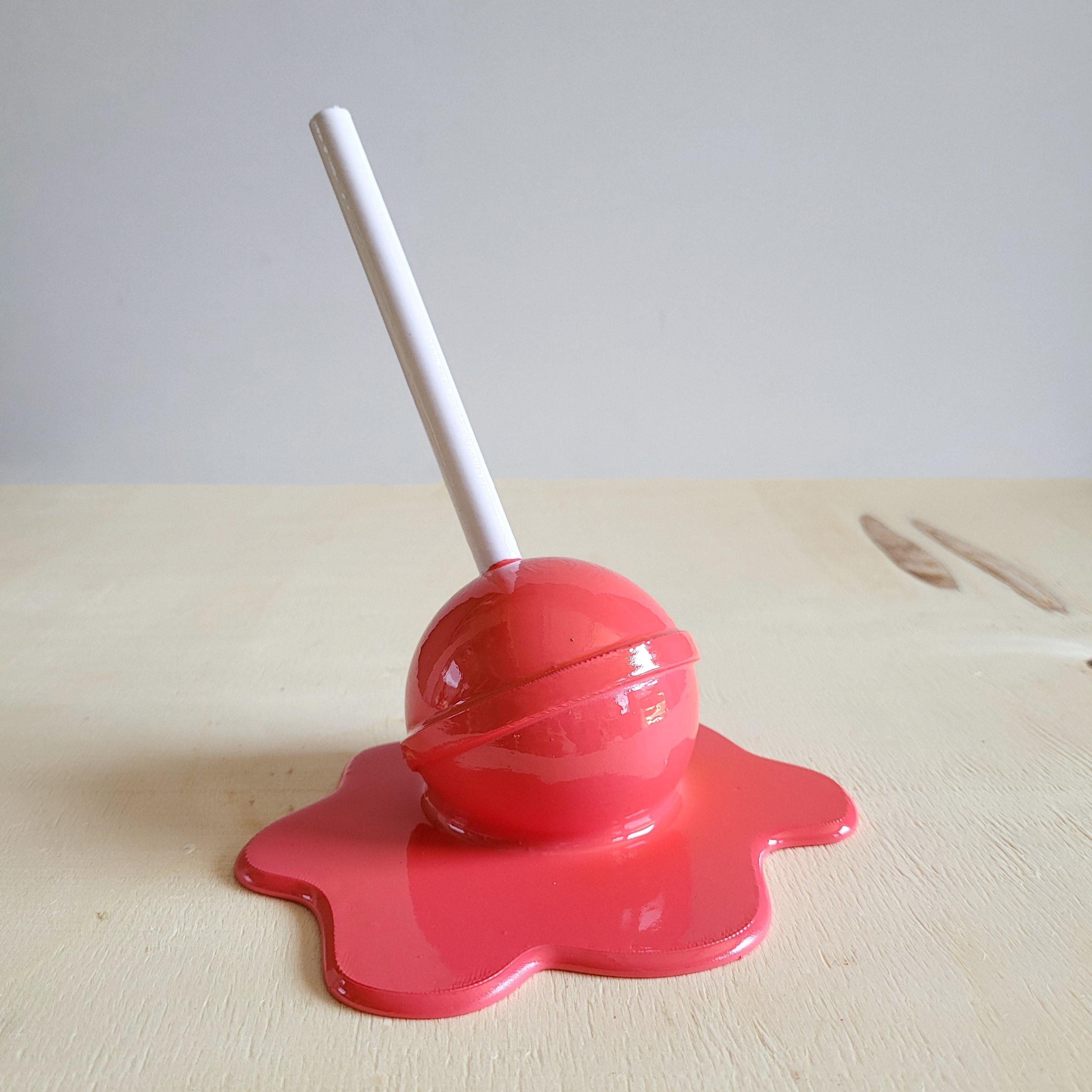 Erimiş Lolipop Yüzük Tutacağı | Pembe