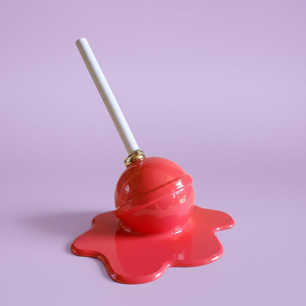 Erimiş Lolipop Yüzük Tutacağı | Pembe