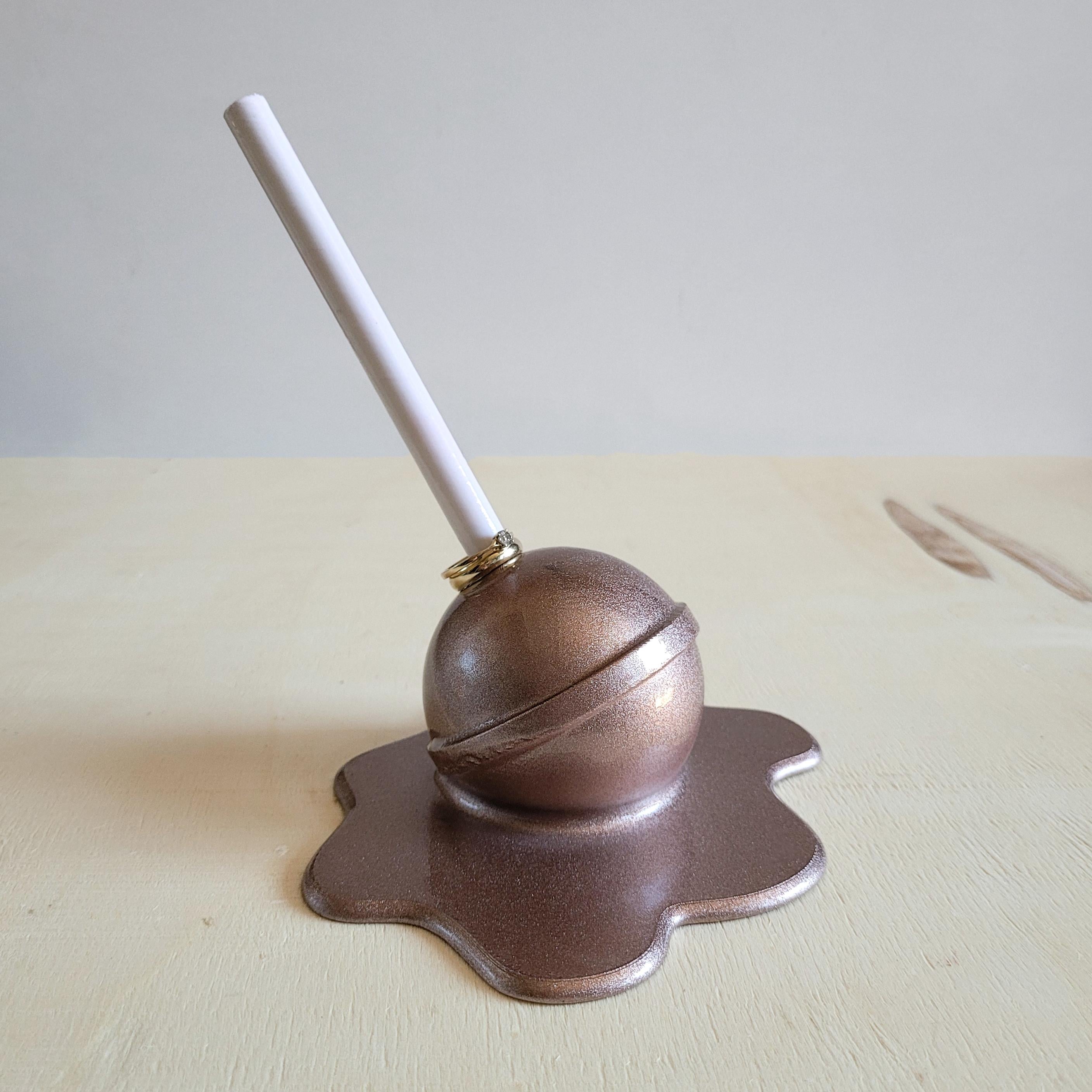 Erimiş Lolipop Yüzük Tutacağı | Rose Gold