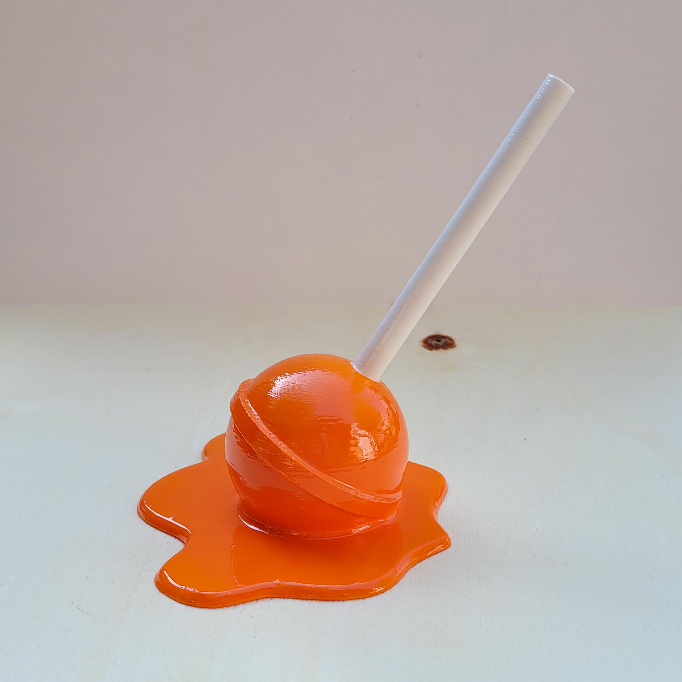 Erimiş Lolipop Yüzük Tutacağı | Turuncu