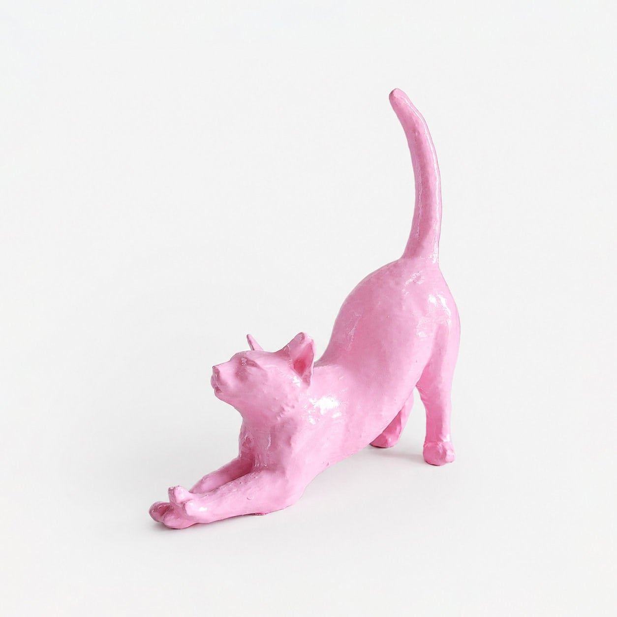 Esneyen Kedi Yüzük Düzenleyici | Pastel Pembe