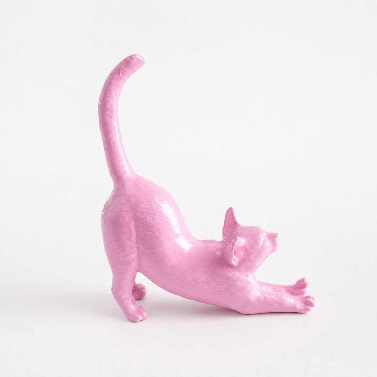 Esneyen Kedi Yüzük Düzenleyici | Pastel Pembe