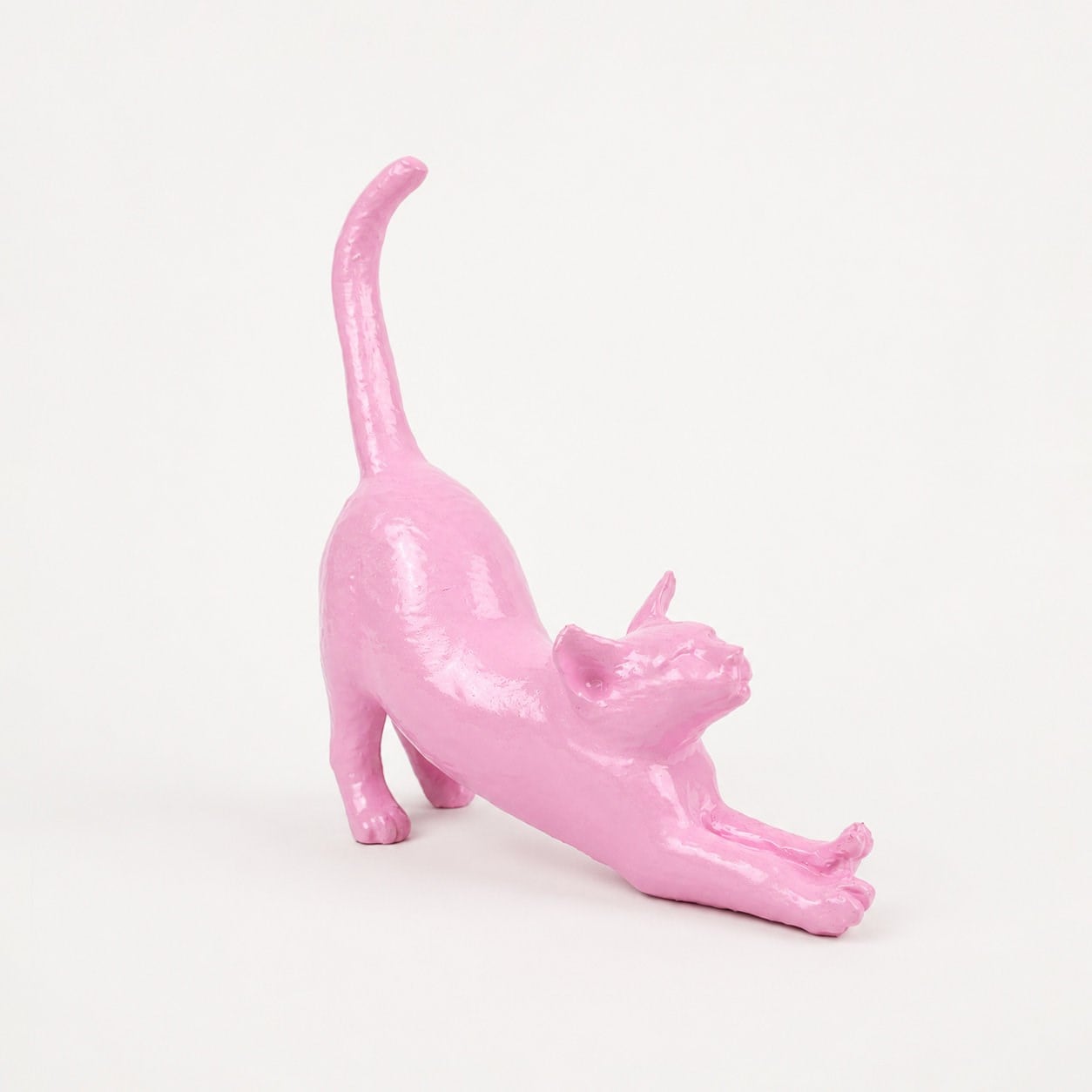 Esneyen Kedi Yüzük Düzenleyici | Pastel Pembe