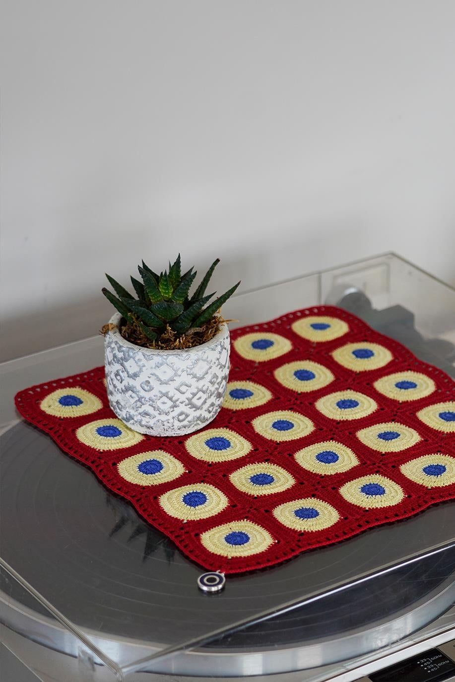 Evil Eye El İşi Dantel Örtü