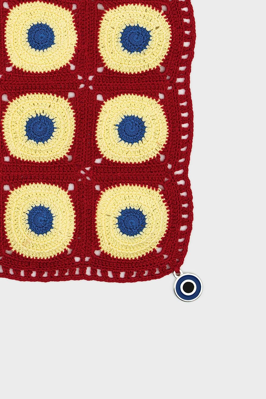 Evil Eye El İşi Dantel Örtü