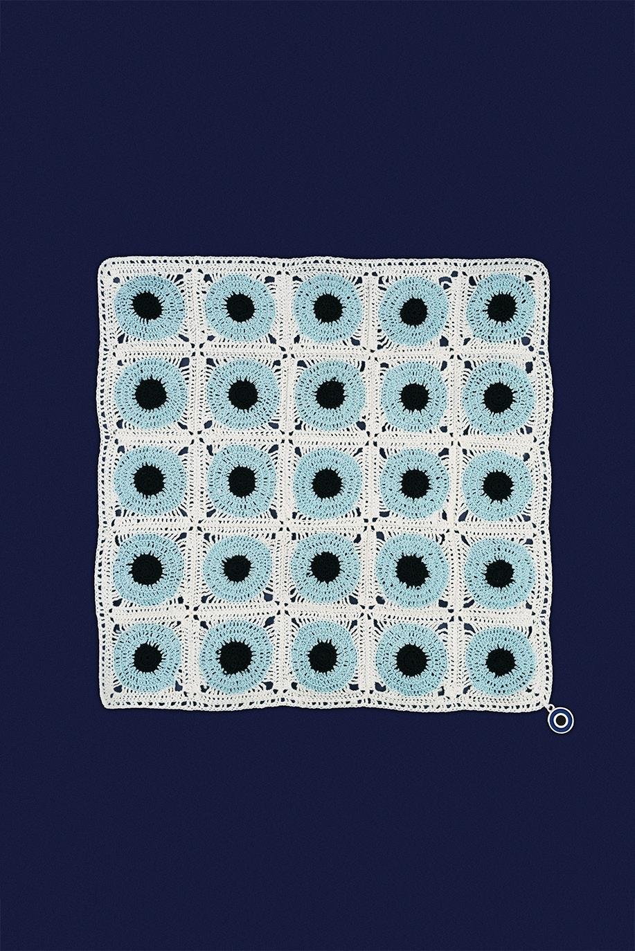Evil Eye El İşi Dantel Örtü