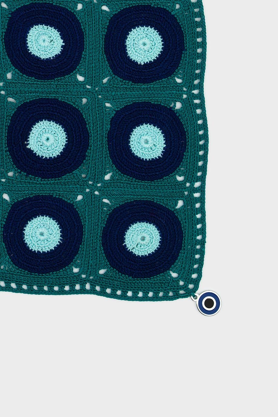 Evil Eye El İşi Dantel Örtü