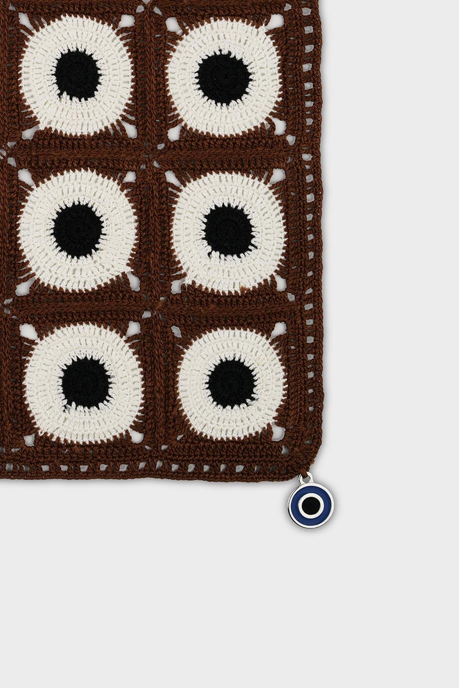 Evil Eye El İşi Dantel Örtü