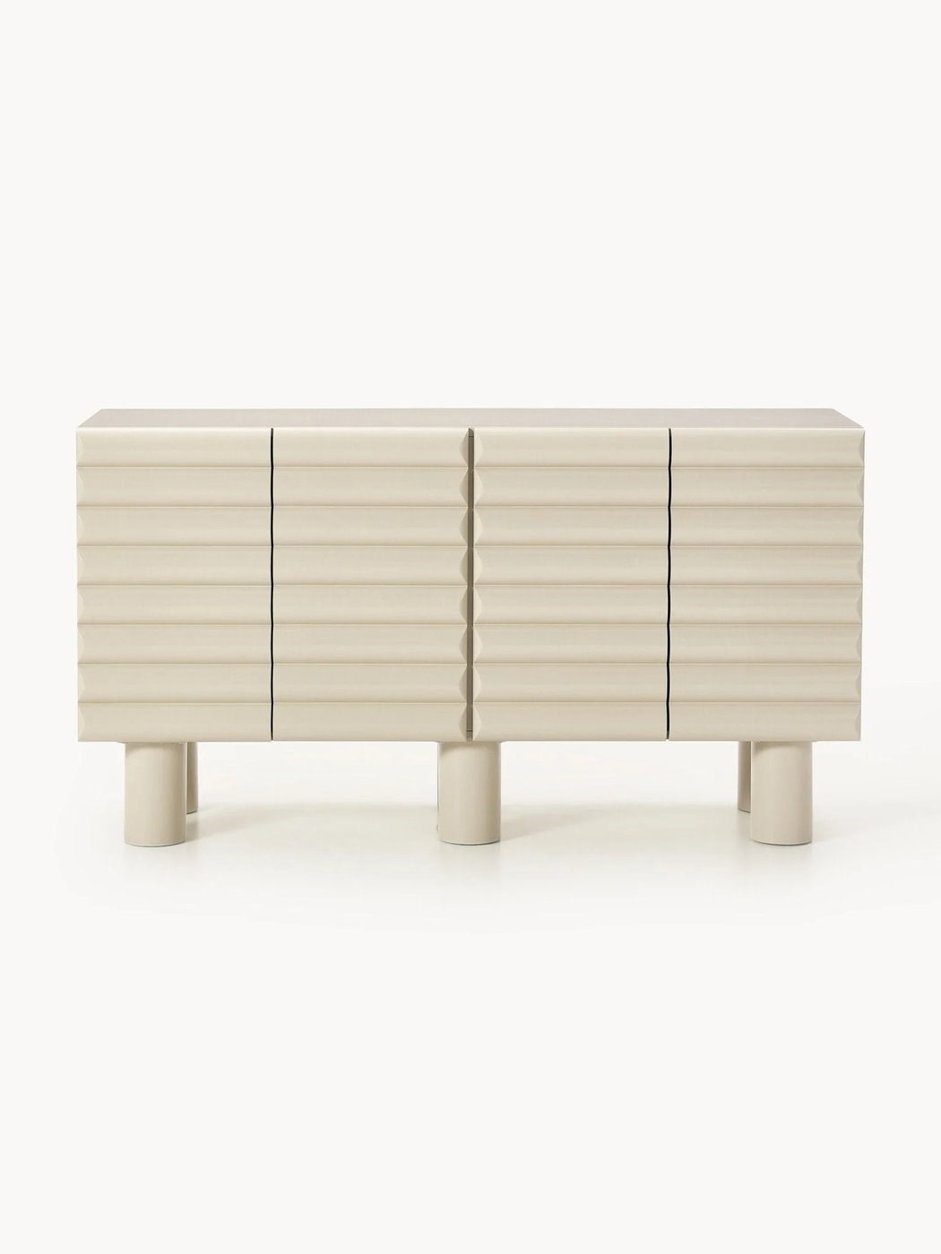 Fana Konsol 150 cm Modern Tasarım Bej MDF