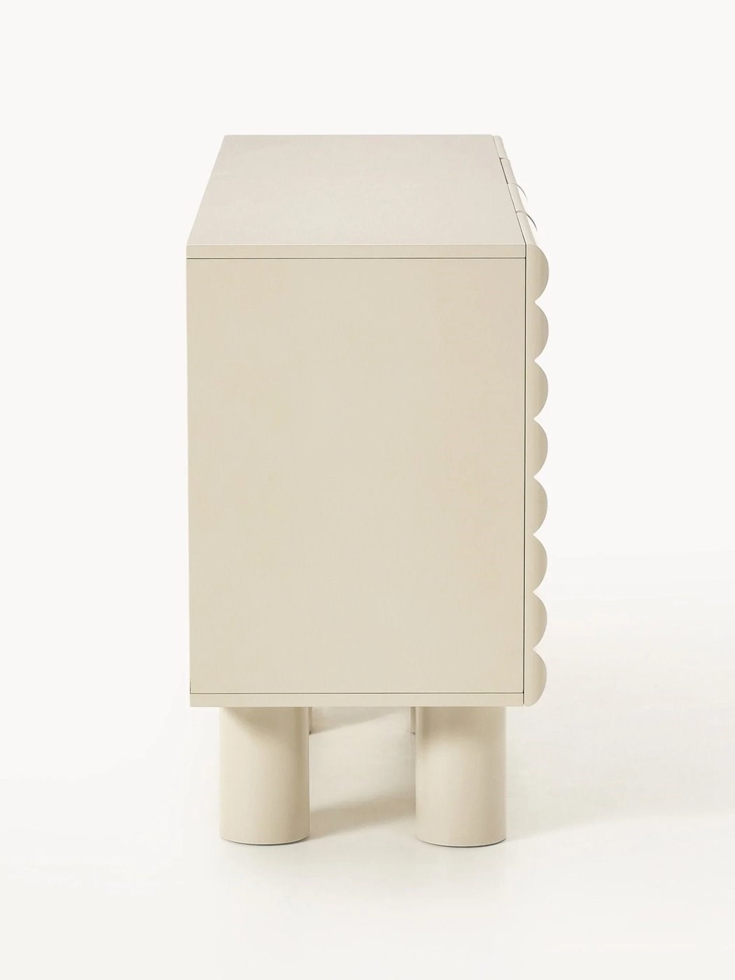 Fana Konsol 150 cm Modern Tasarım Bej MDF