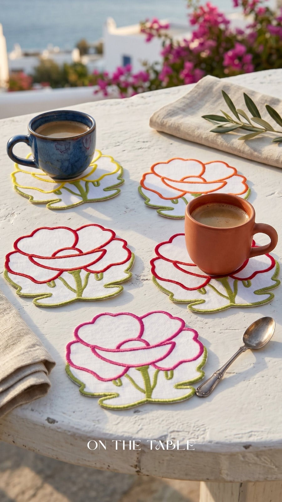 Fleur Bardak Altlığı Seti