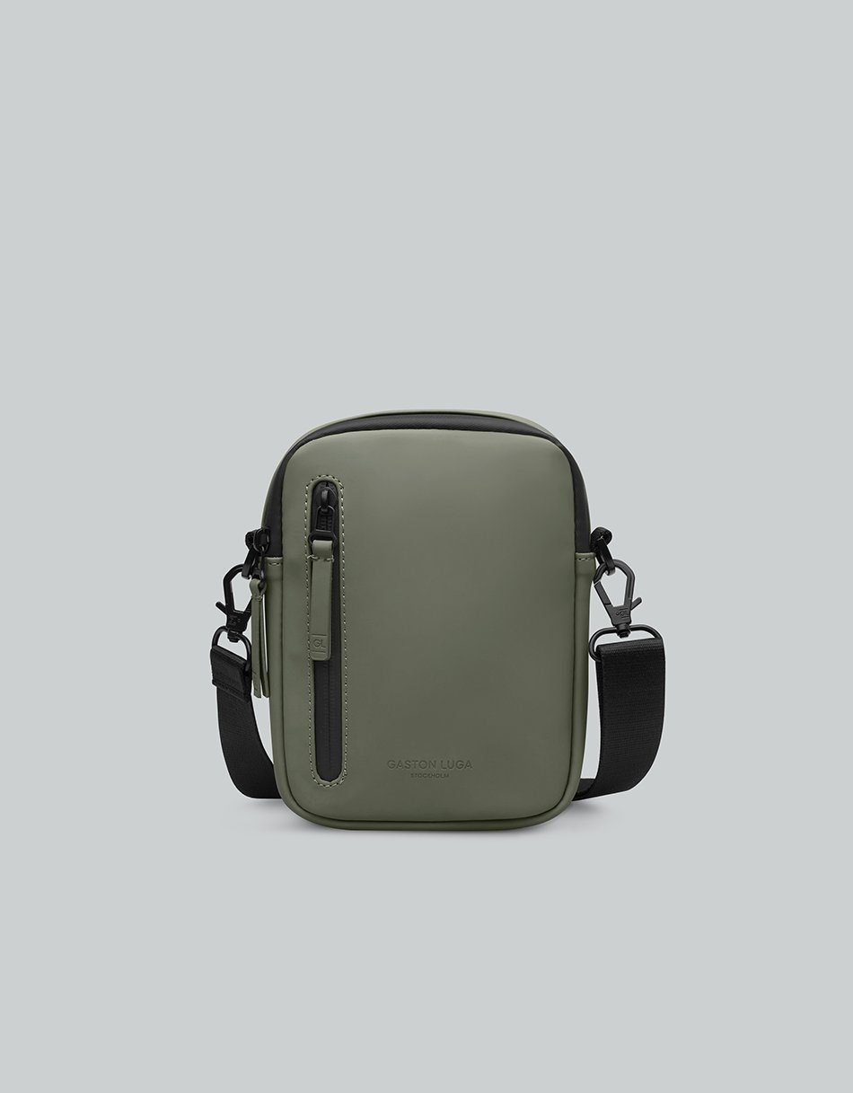 Gaston Luga Dash Vertı Crossbody Çanta - Zeytin Yeşili