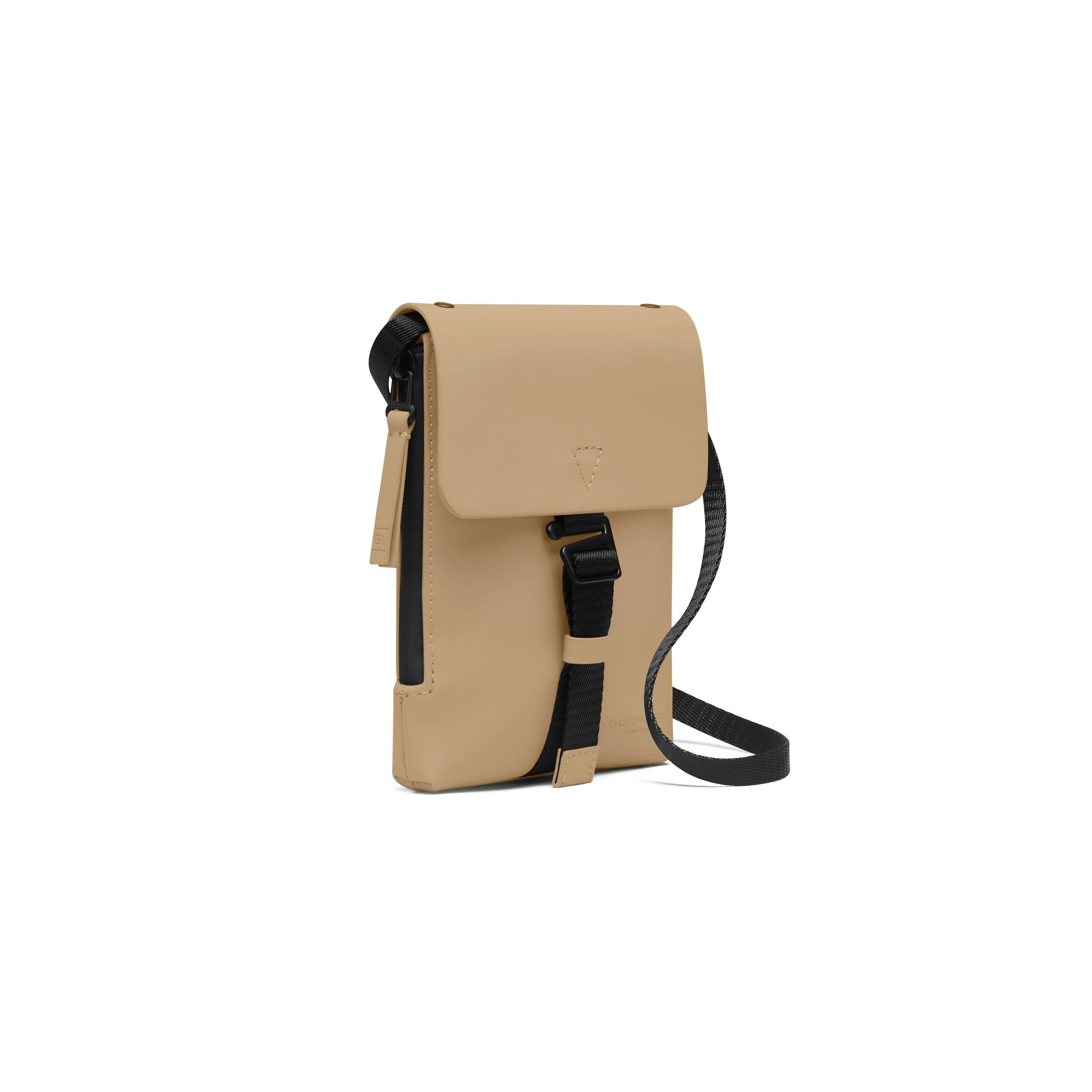 Gaston Luga Spläsh Mini Crossbody Omuz Çantası - Latte
