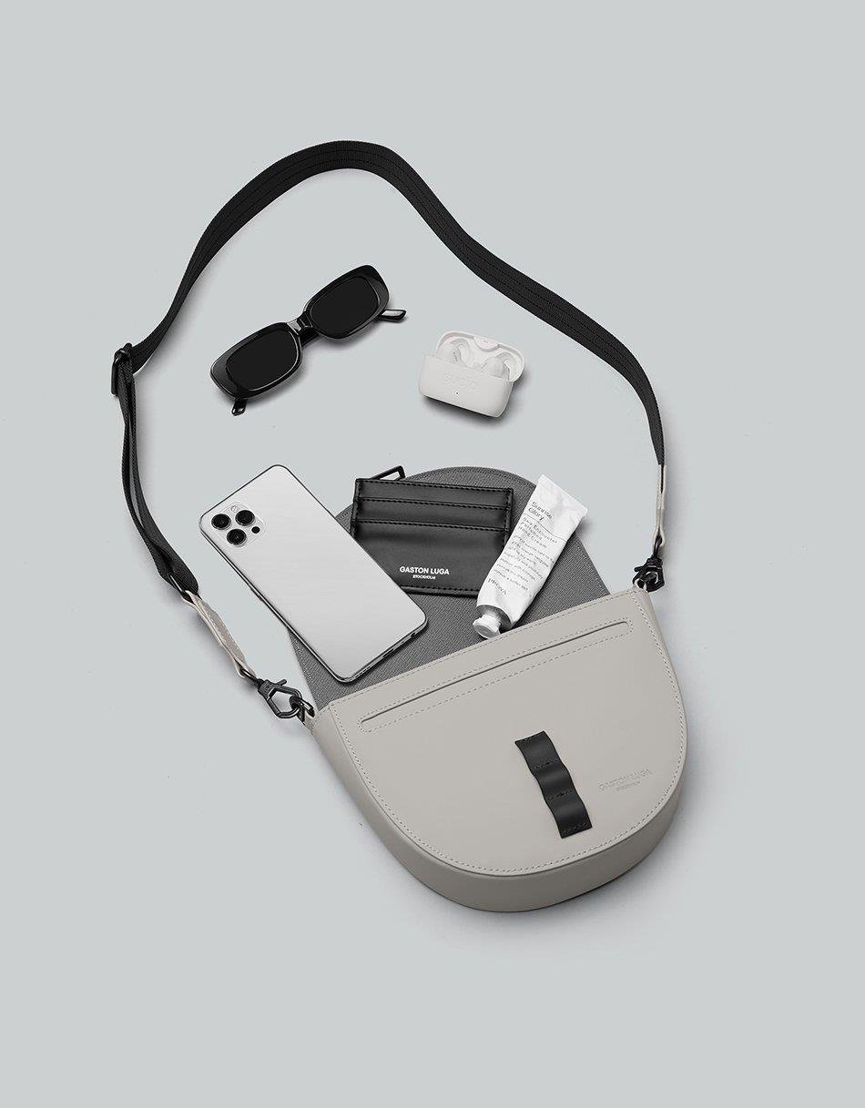 Gaston Luga Spläsh Moon Crossbody Omuz Çantası - Taupe