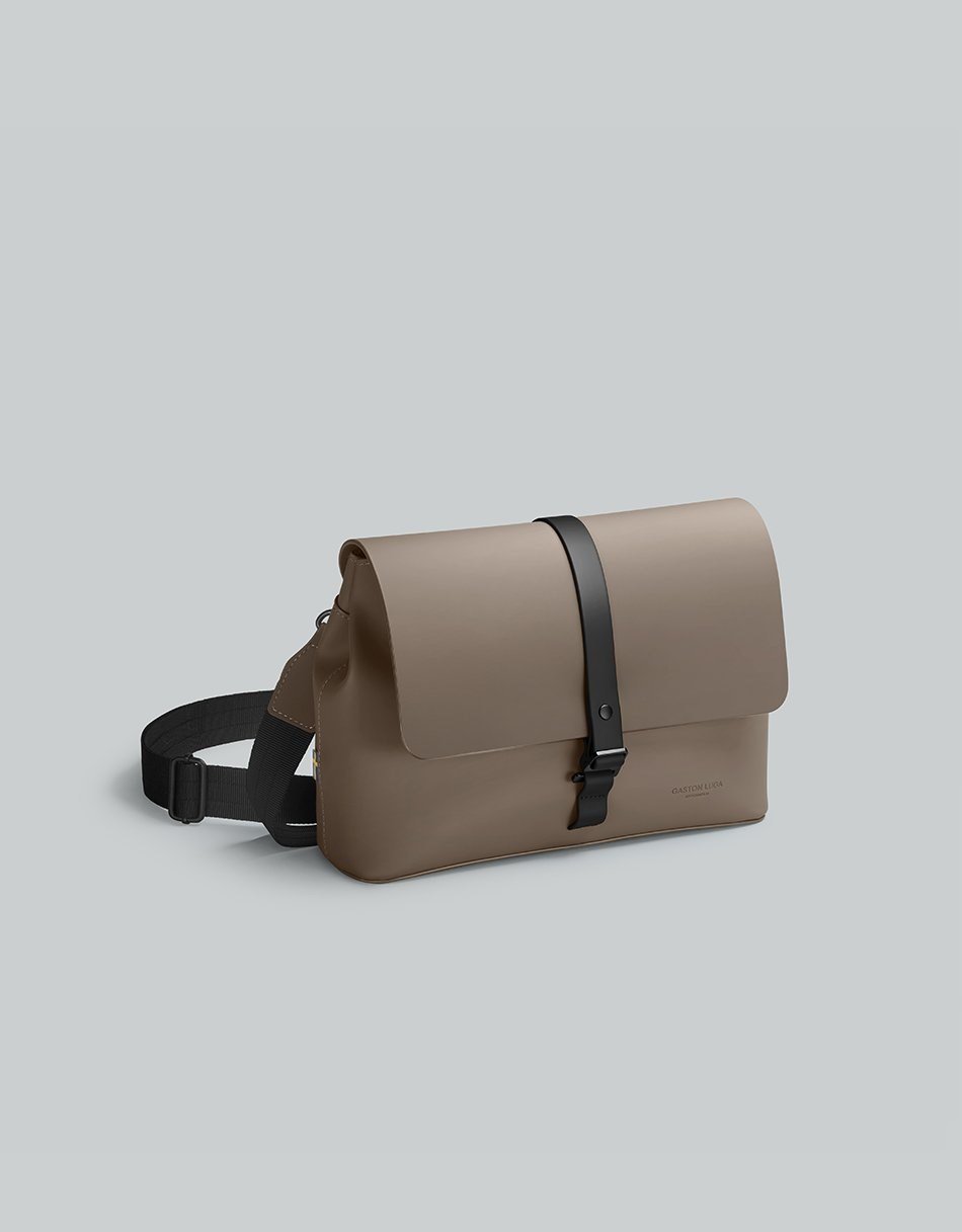 Gaston Luga Splash Crossbody Medium Çanta - Kahverengi