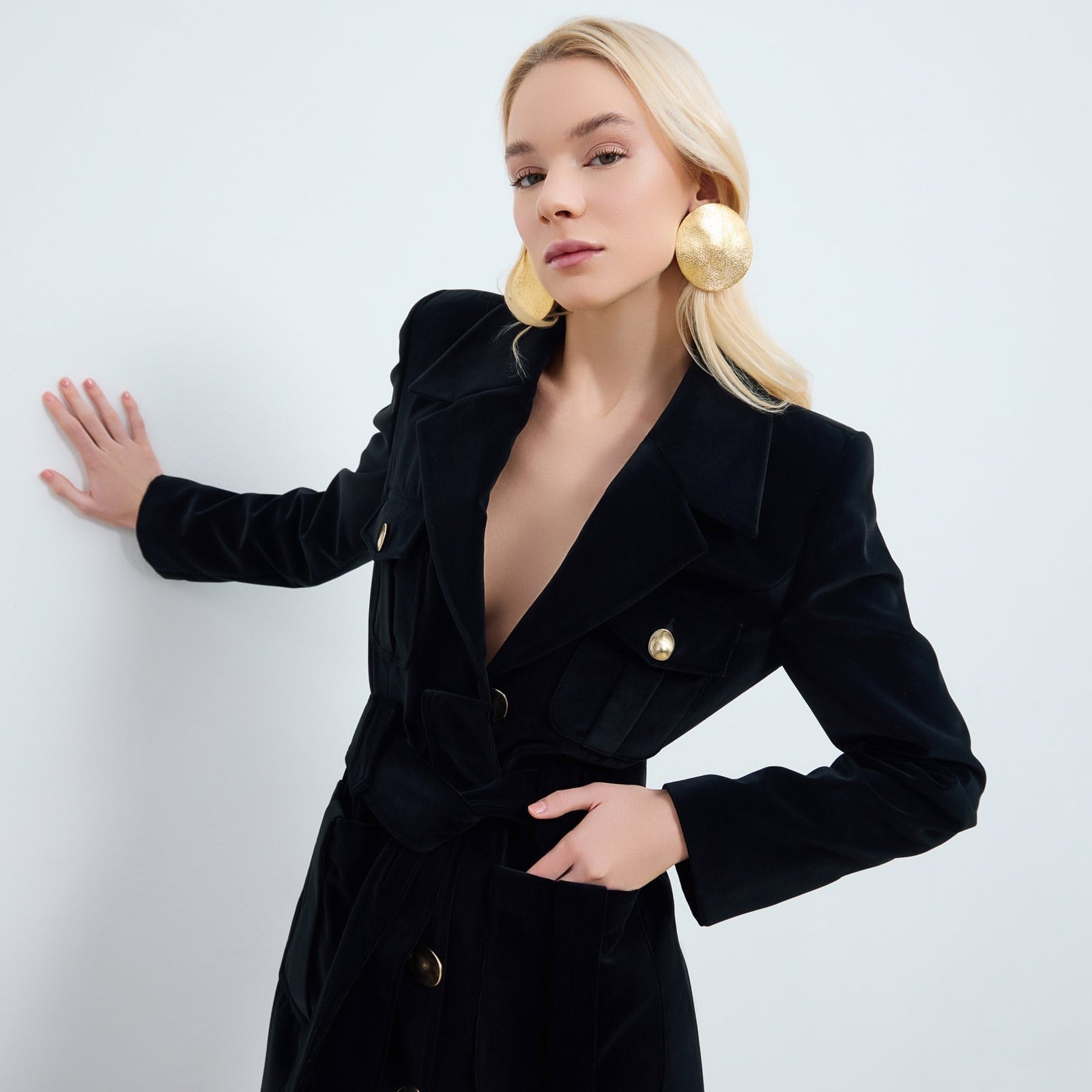 Greta Velvet Maxi Coat