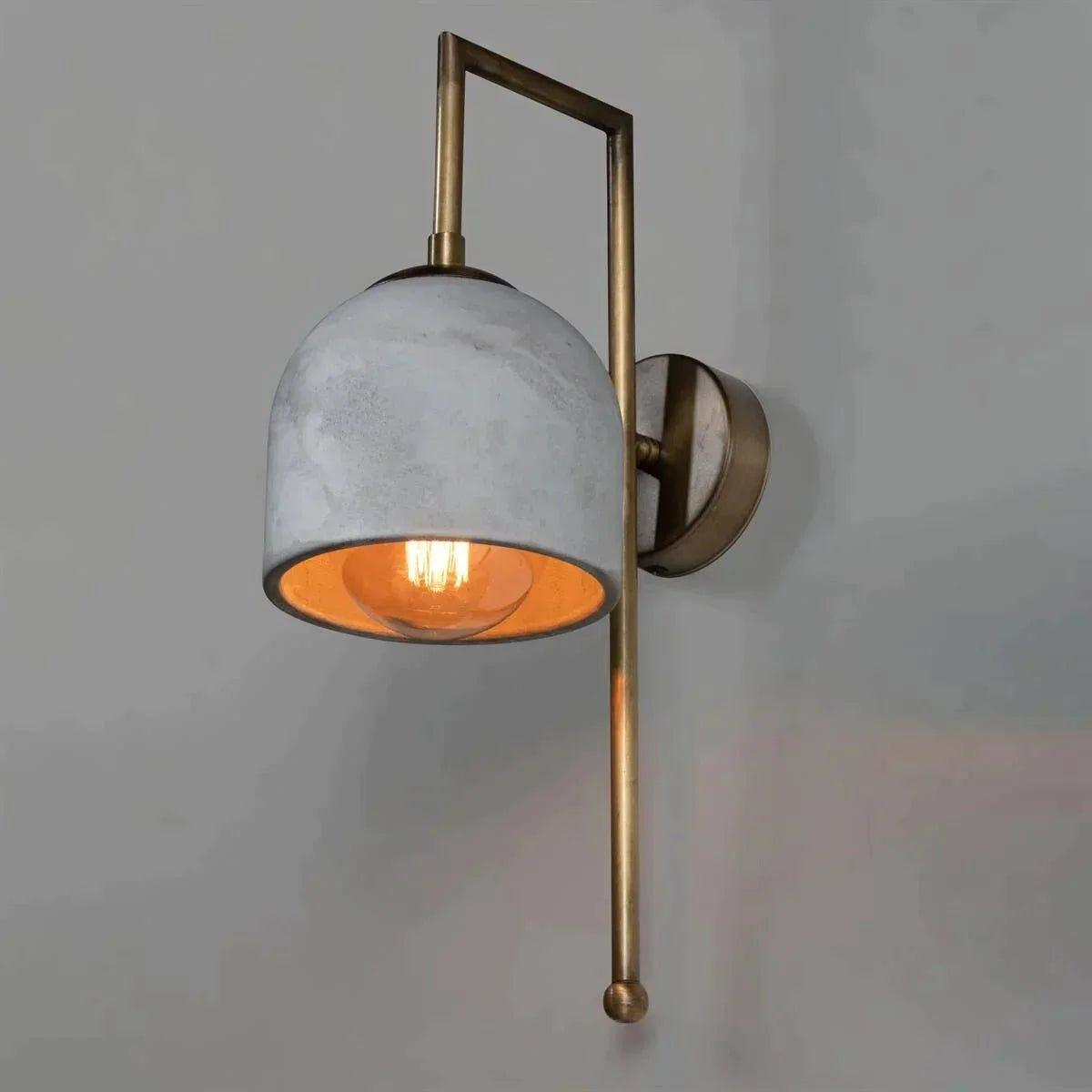 Gri Bronz Metal Detay Duvar Aplik