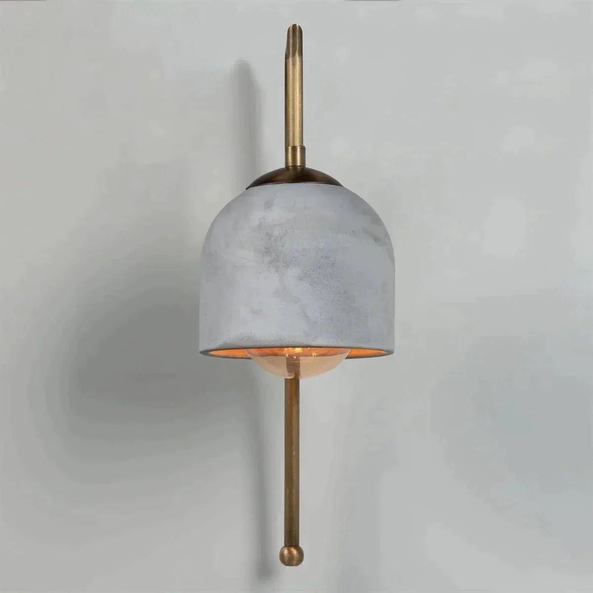 Gri Bronz Metal Detay Duvar Aplik