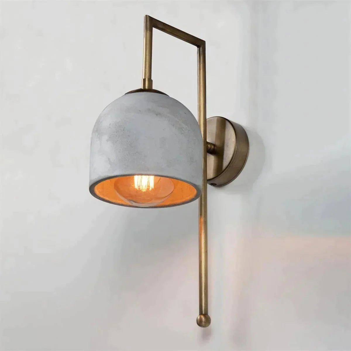 Gri Bronz Metal Detay Duvar Aplik