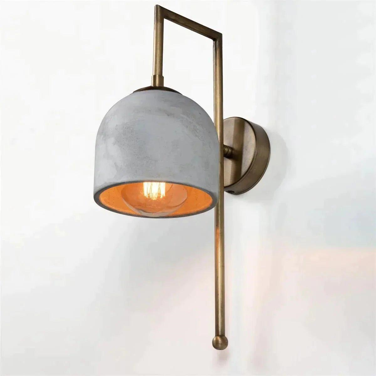 Gri Bronz Metal Detay Duvar Aplik