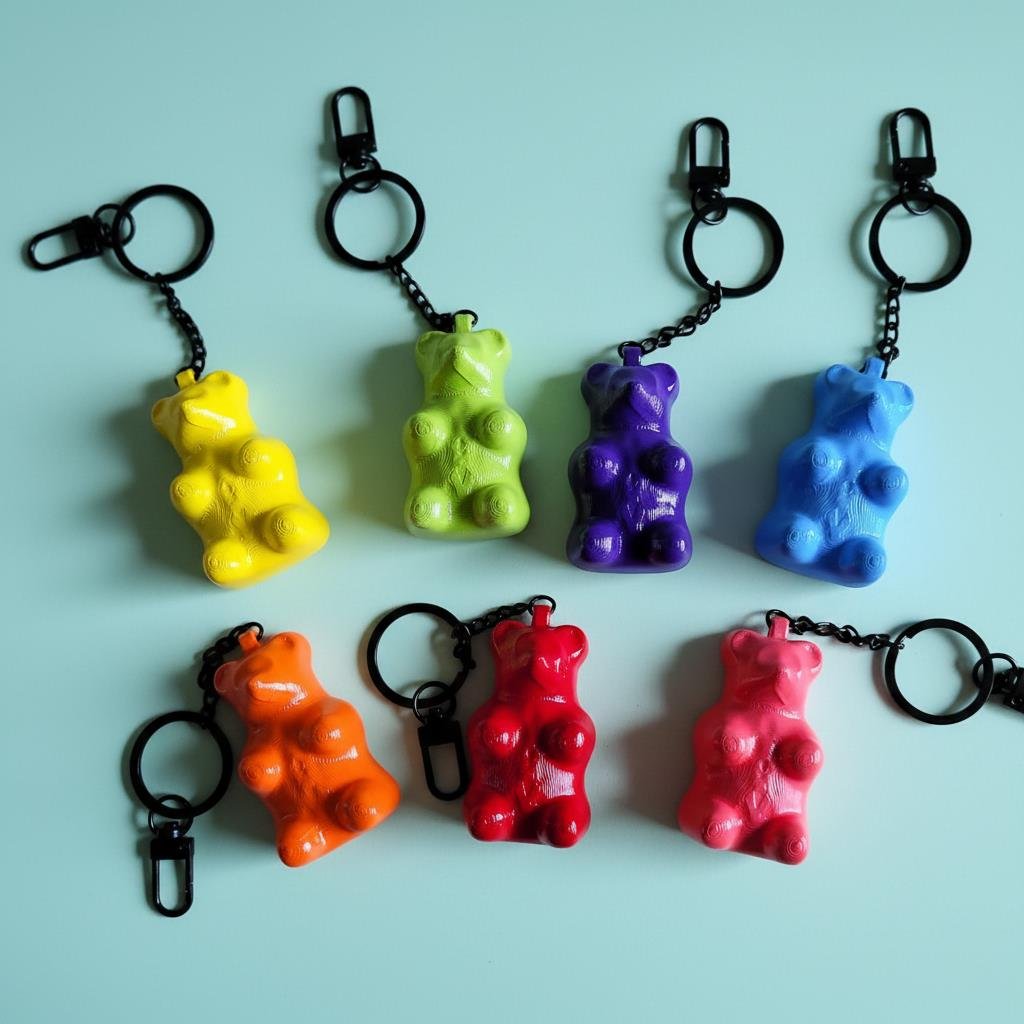 Gummy Bear Anahtarlık | Mavi