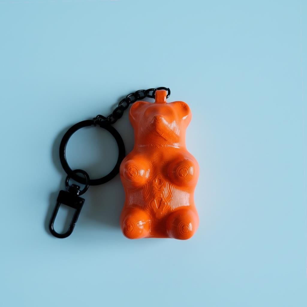 Gummy Bear Anahtarlık | Turuncu