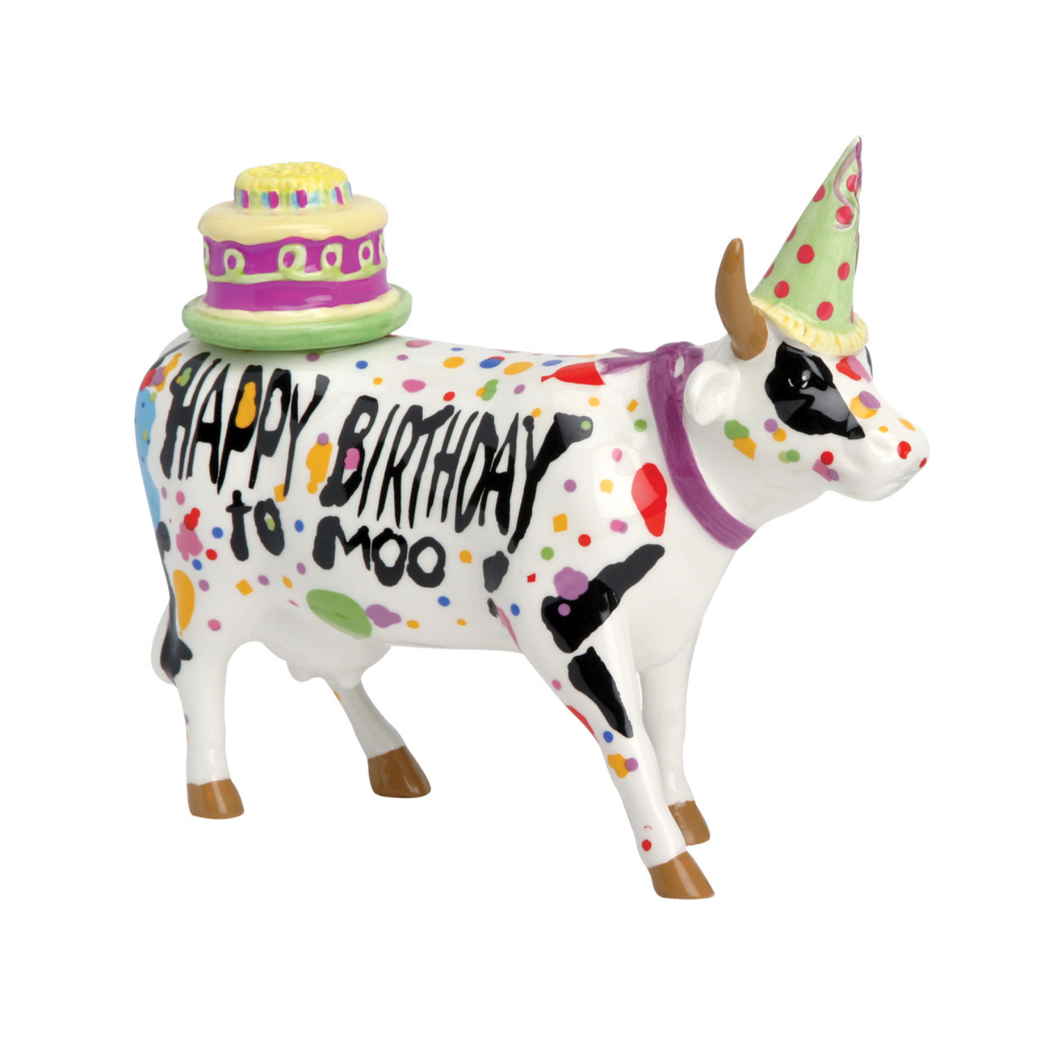 Happy Birthday To Moo! - El Yapımı Dekoratif İnek Figürü