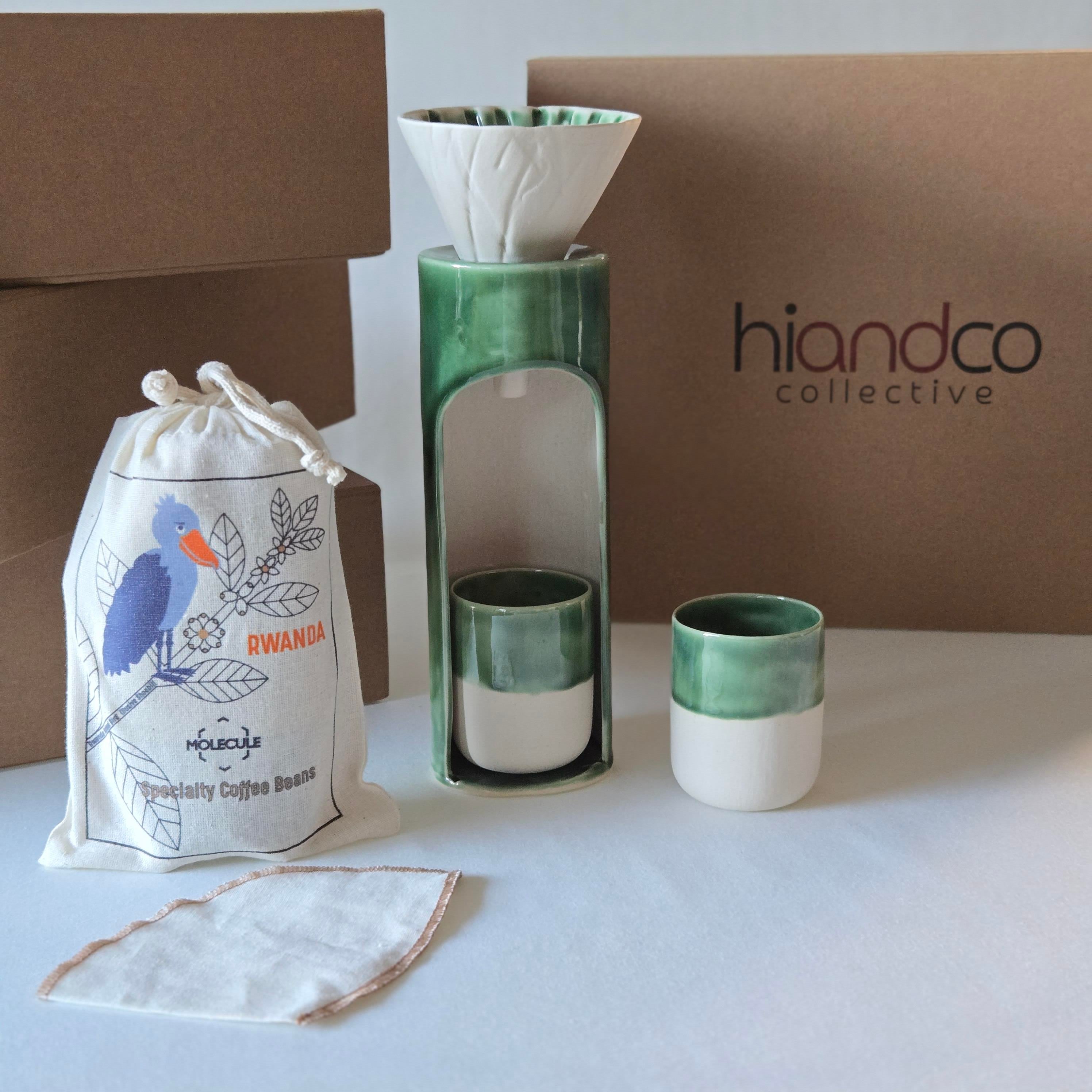 Hiandco Collective Kahve Demleme Seti / Zümrüt