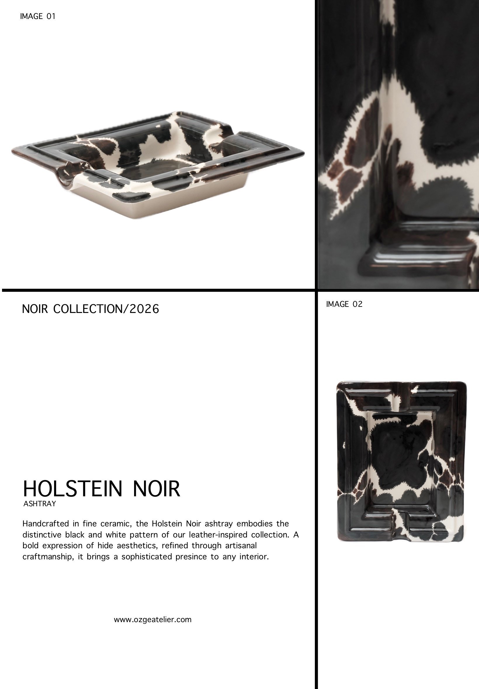 Holstein Ashtray
