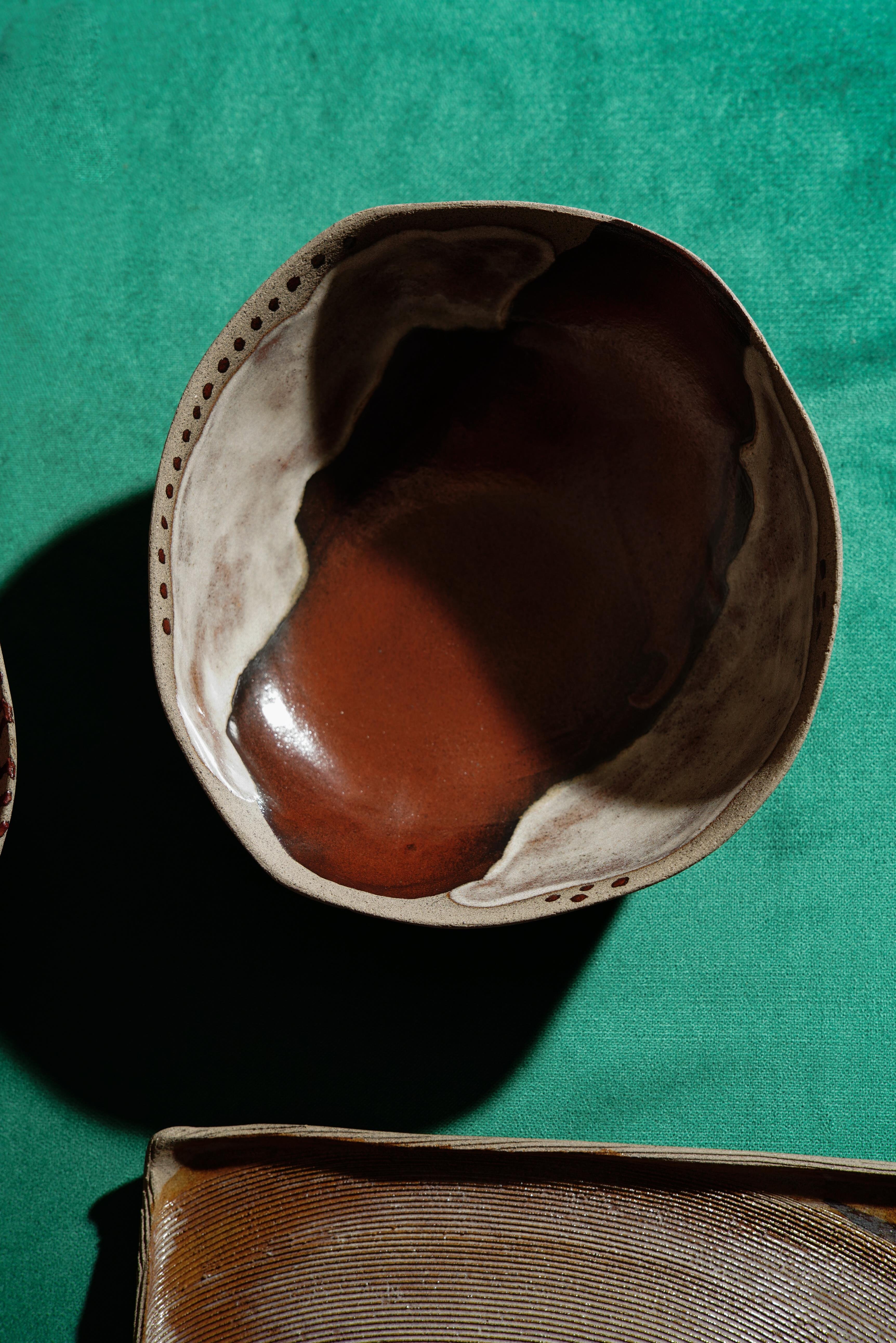 İkili Deri Bowl Set No:1