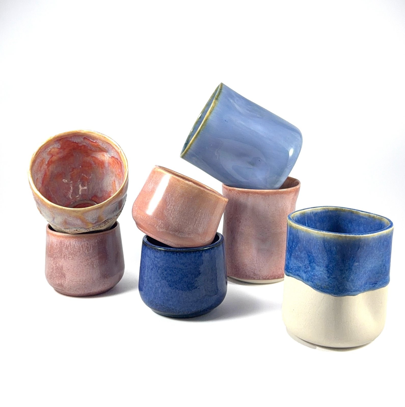Indigo Stoneware Seramik Kupa