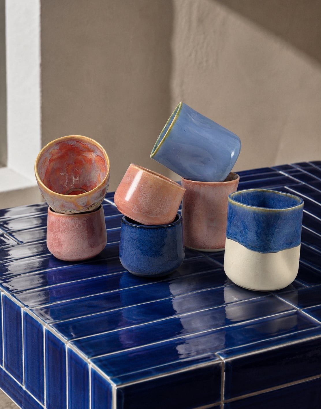 Indigo Stoneware Seramik Kupa
