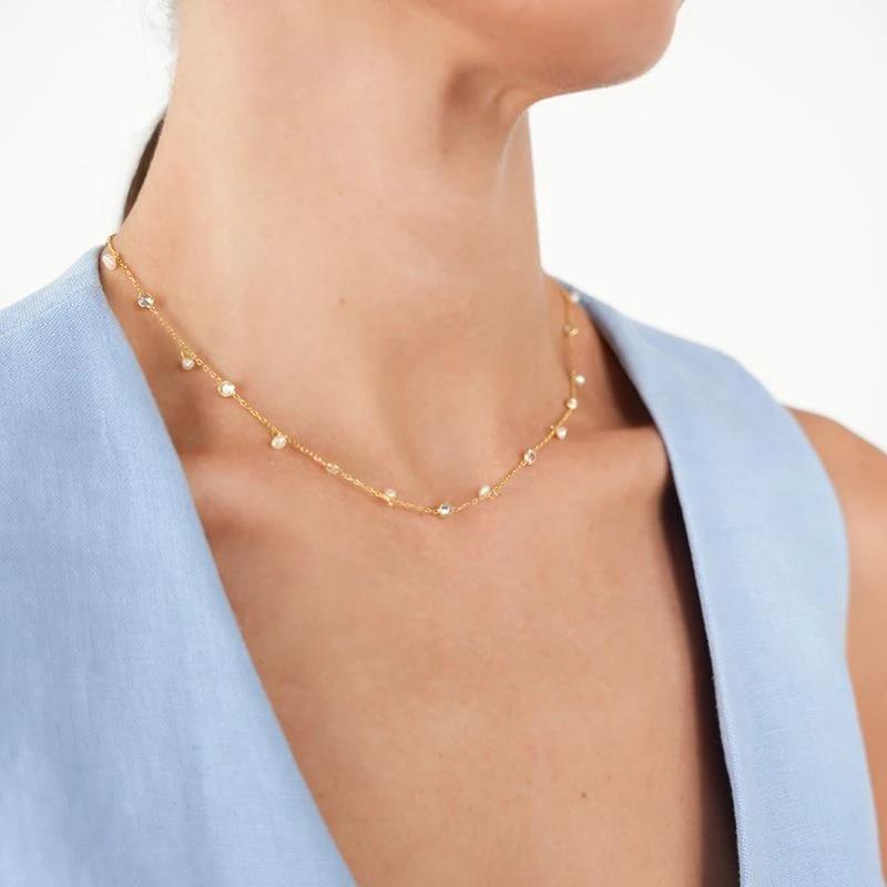 İris Pearl, Taşlı İncili Gümüş Kolye