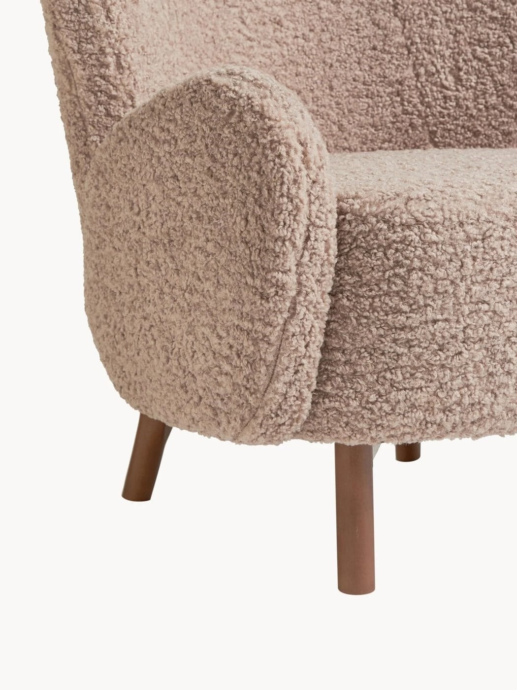 Kalia Modern Teddy Kumaşlı Konforlu Tekli Koltuk