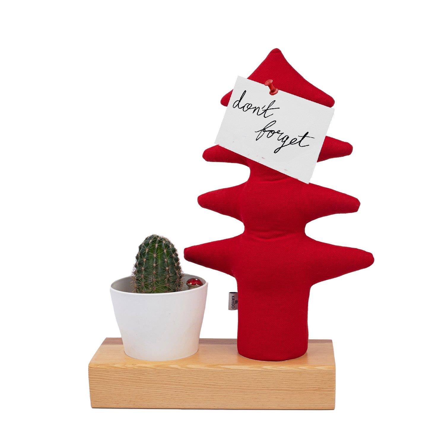 Kayigo Flowery Saksılı Notluk - Kırmızı Çam