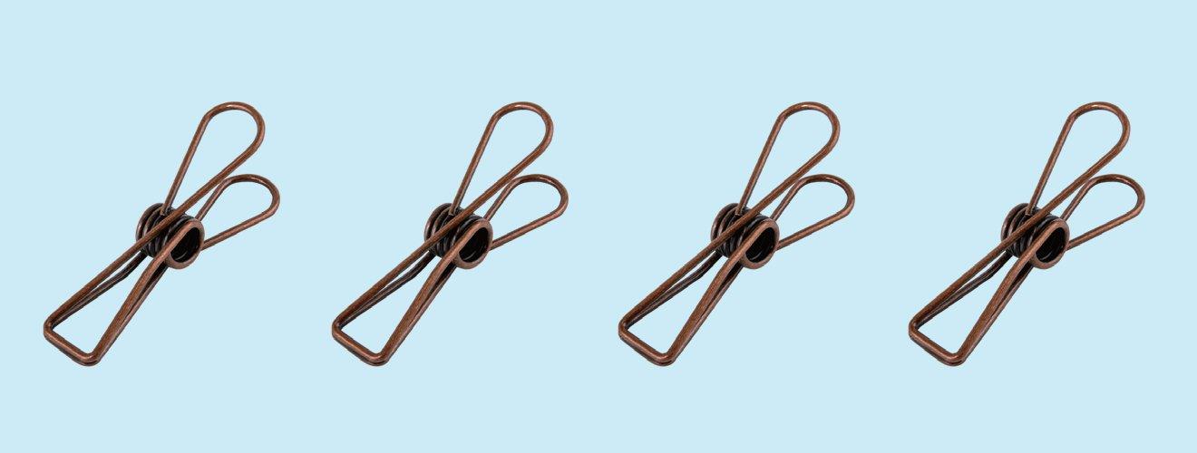 Kayigo Tiny Paslanmaz Çelik Mandal Dörtlü