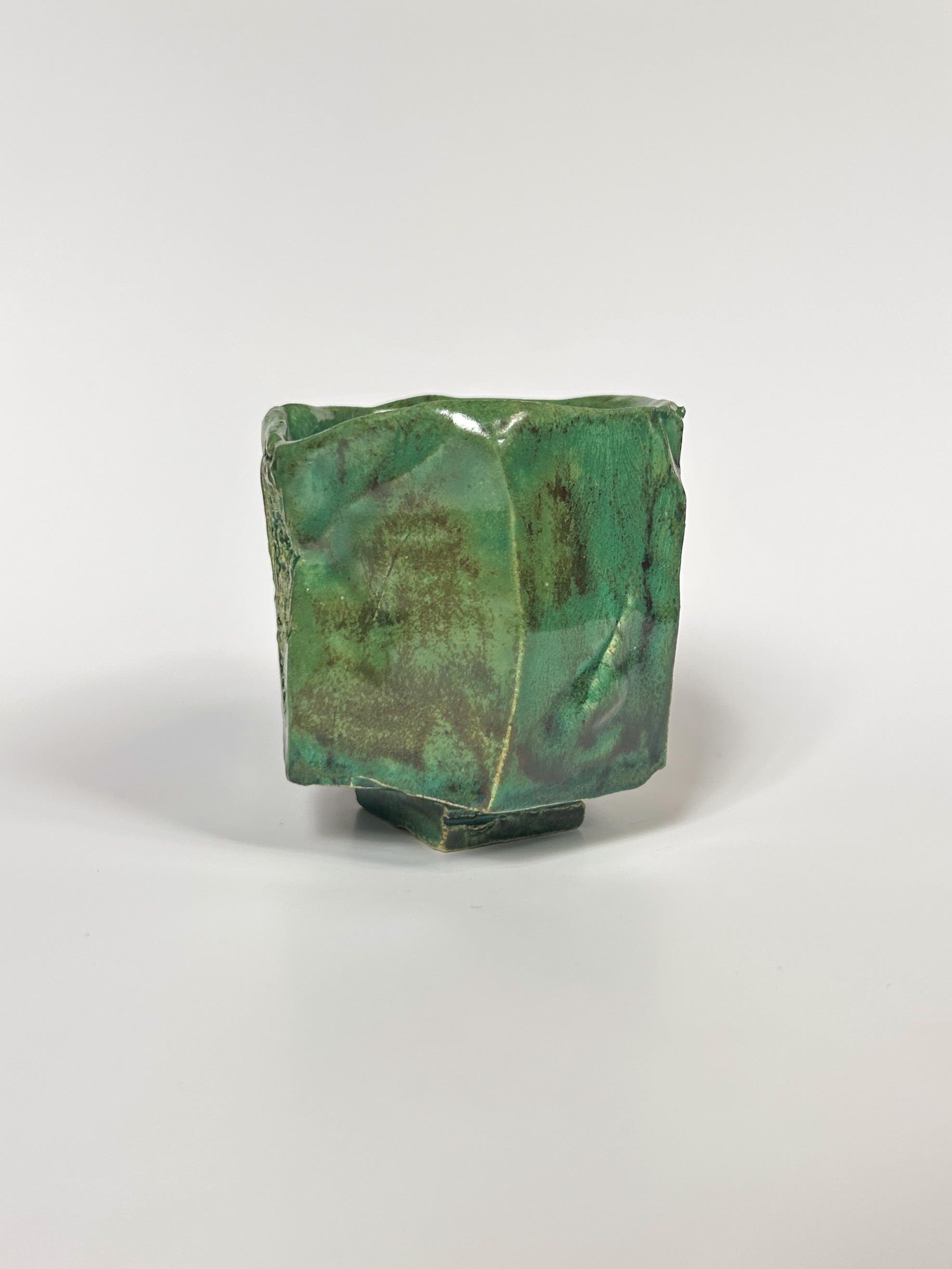 Kurinuki Bardak-Malachite