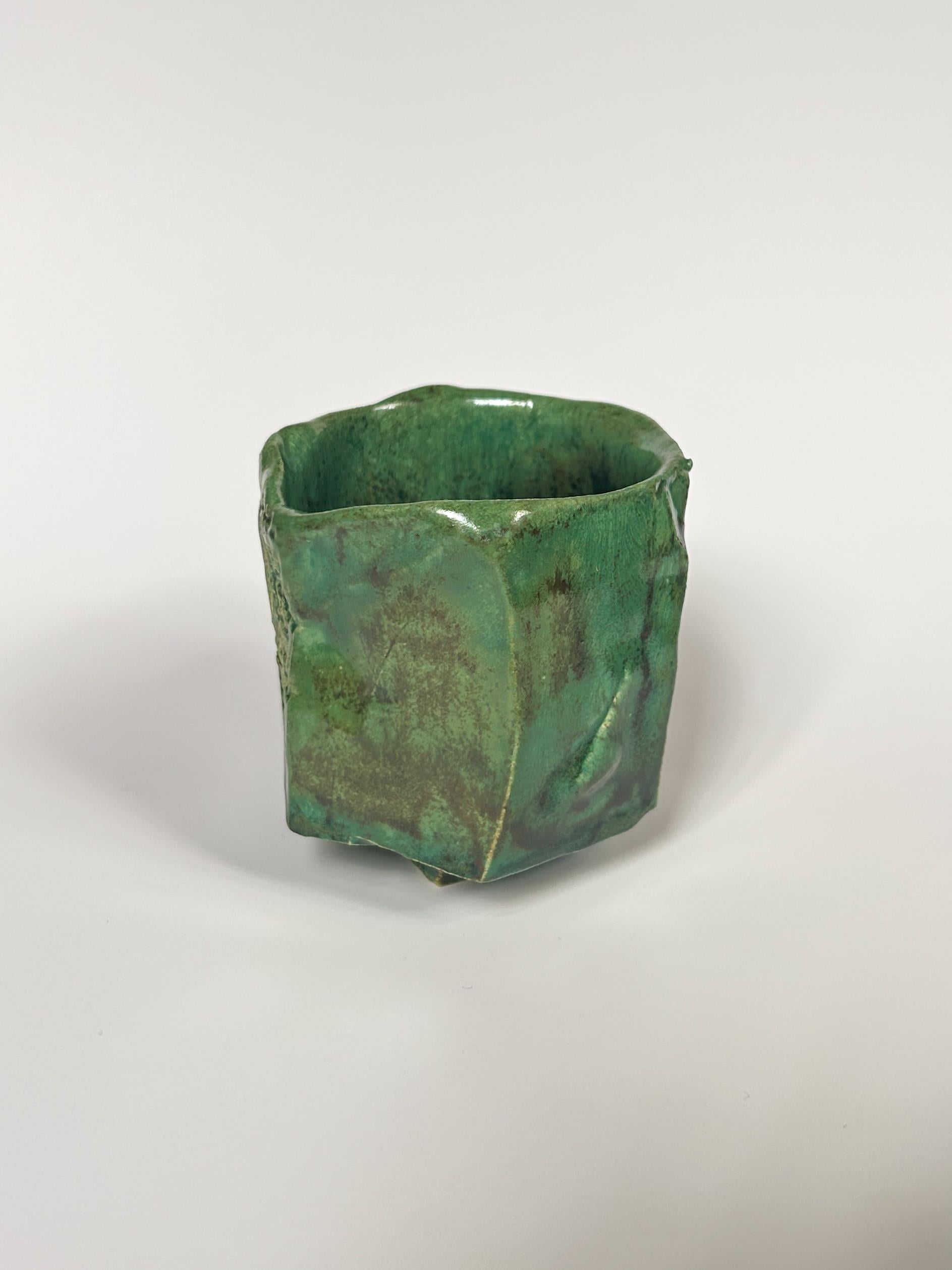 Kurinuki Bardak-Malachite