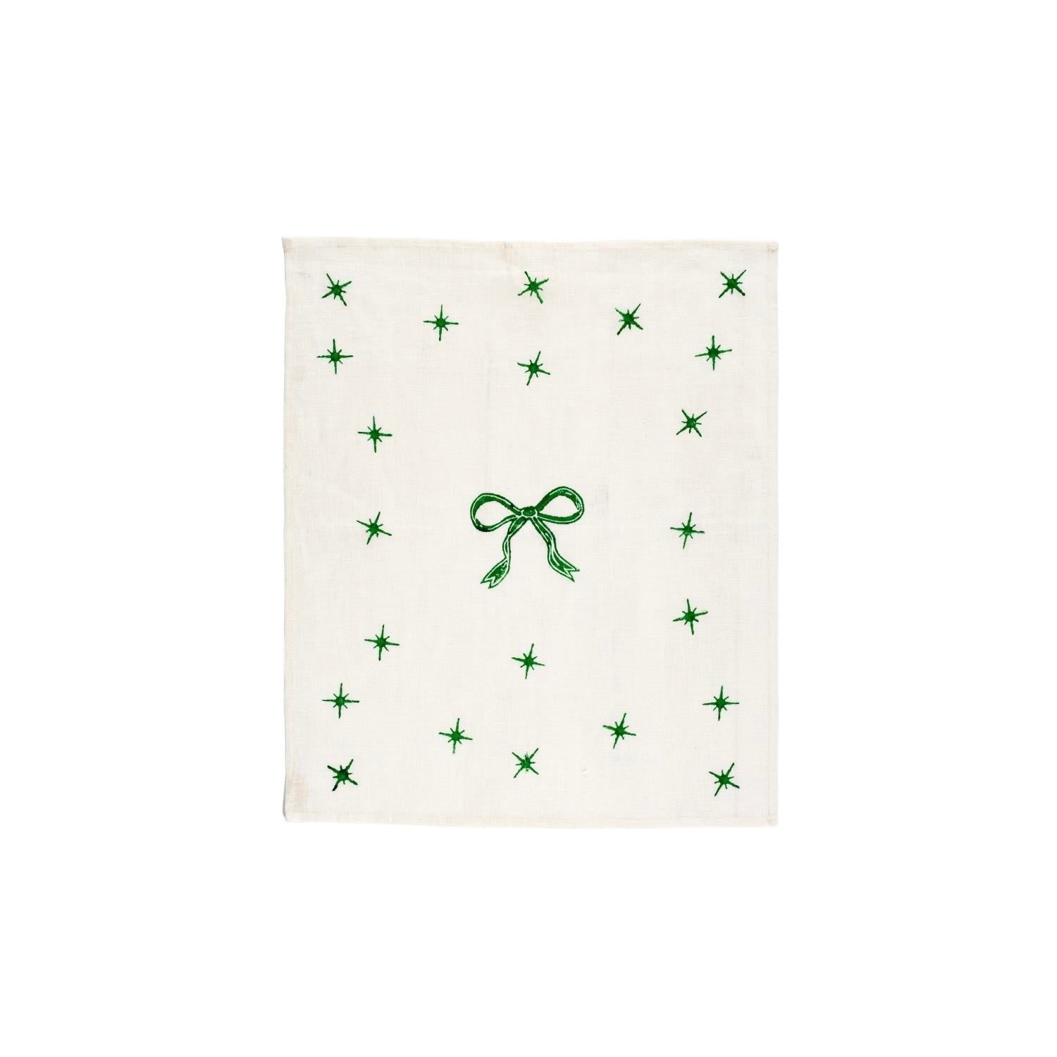 Lane Christmas Edition Green 2'li Kurulama Bezi