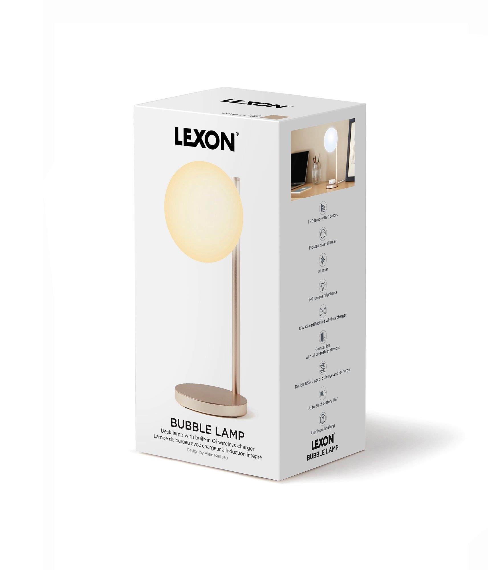 Lexon Bubble Aydınlatma & Şarj Cihazı Pembe