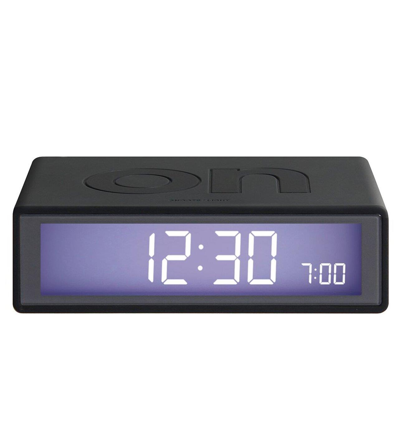 Lexon Flip Alarm Saat Koyu Gri