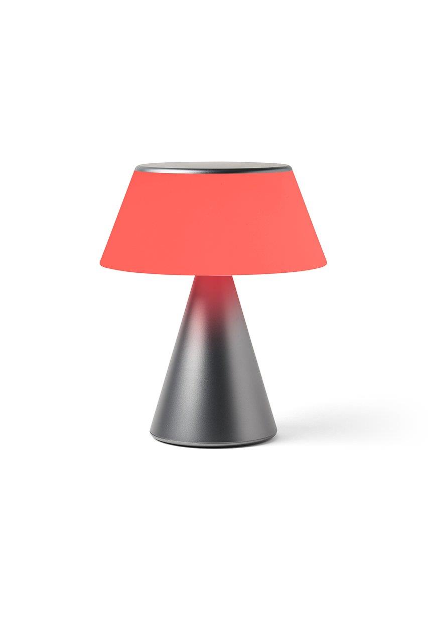 Lexon Luma XL Led Lamba Metalik Gri