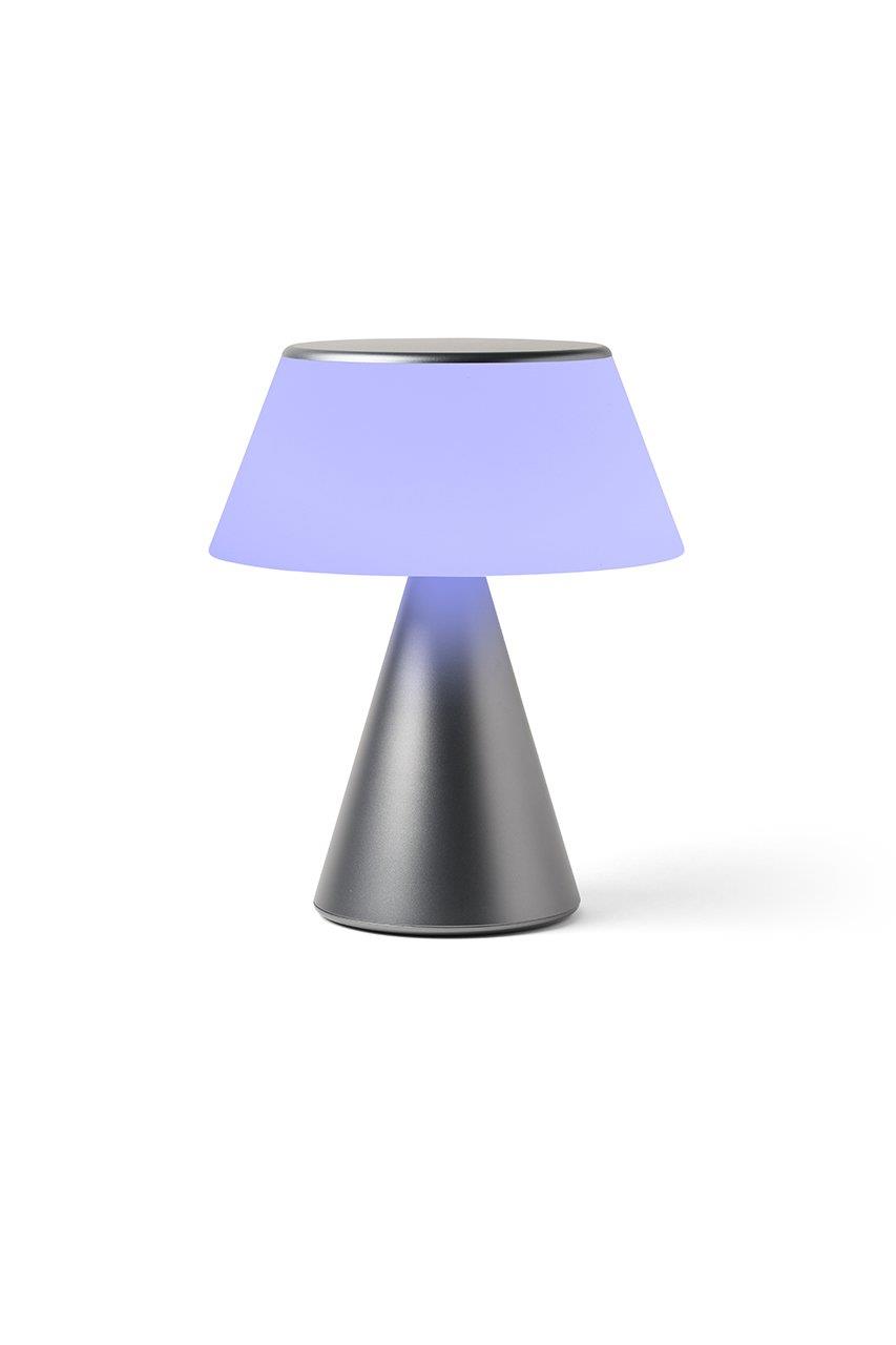 Lexon Luma XL Led Lamba Metalik Gri