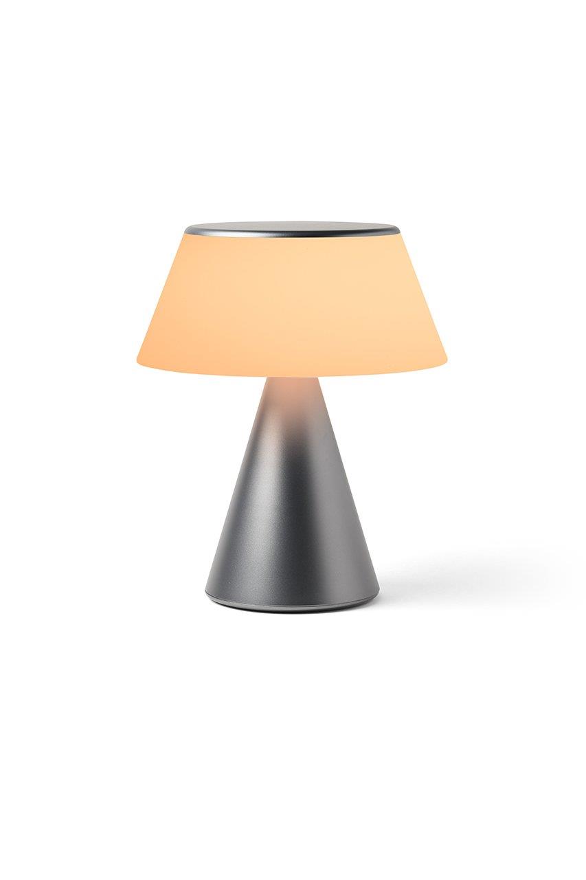 Lexon Luma XL Led Lamba Metalik Gri